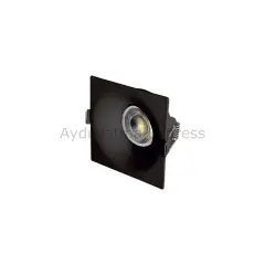 CT-5090 CATA Lıon Siyah Kare Dekoratif Spot Kasa