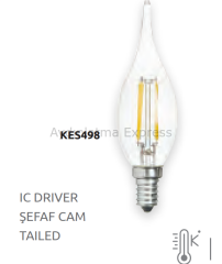 K2 4W Rustik Ampul 2700K KES498