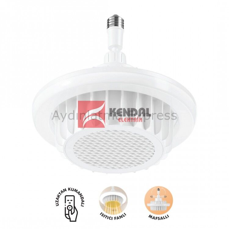 KES476 20W Fanlı Isıtıcı Led Ampul K2