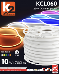 K2 10W 220V COB Neon Led 100 Metre KCL060