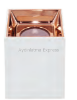 K2 FIRAT Kare Sıva Üstü Spot Beyaz-Rose KDA912