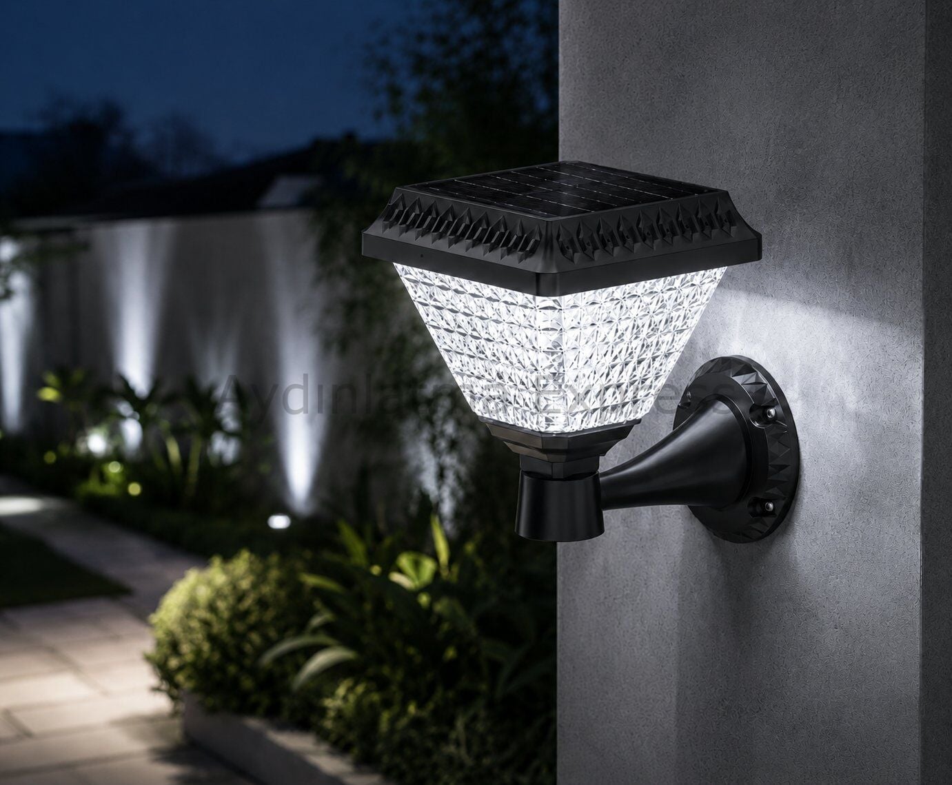 CT-7316 CATA 30W Solar Duvar Led Aplik