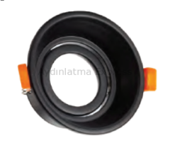 K2 Yakut Spot Yuvarlak Siyah Kasa KDA857