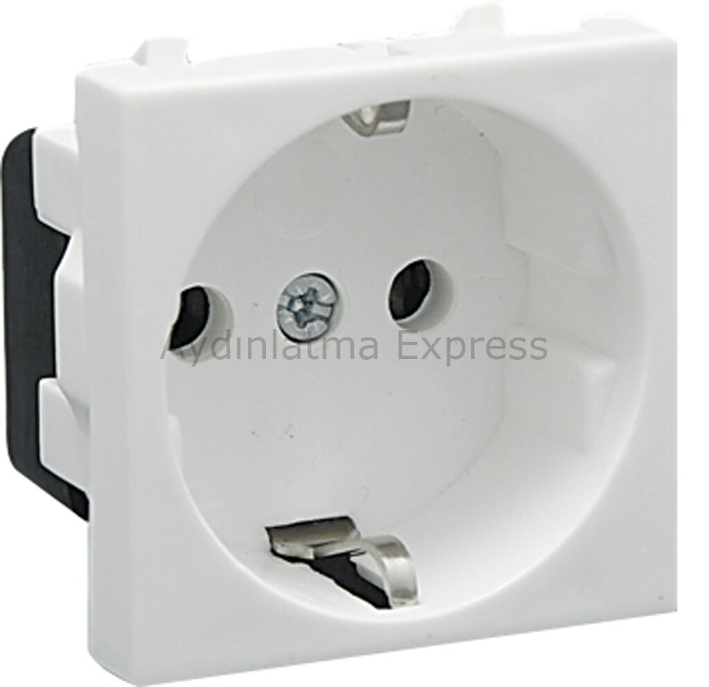ÇETSAN 45 x 45 Topraklı Priz Şebeke CA.10200