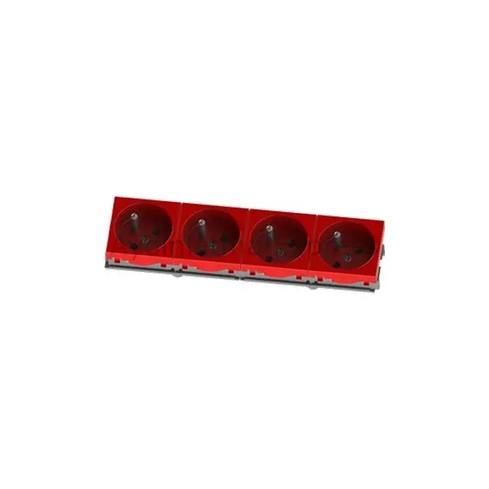 ÇETSAN 45 x 45 4'lü Topraklı UPS Priz CA.10203-4