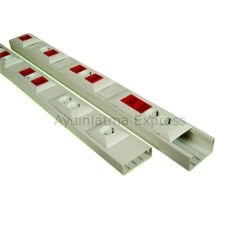 ÇETSAN 100 x 38 İçten Kapaklı Kablo Kanalı 2 Metre ÇET.1038