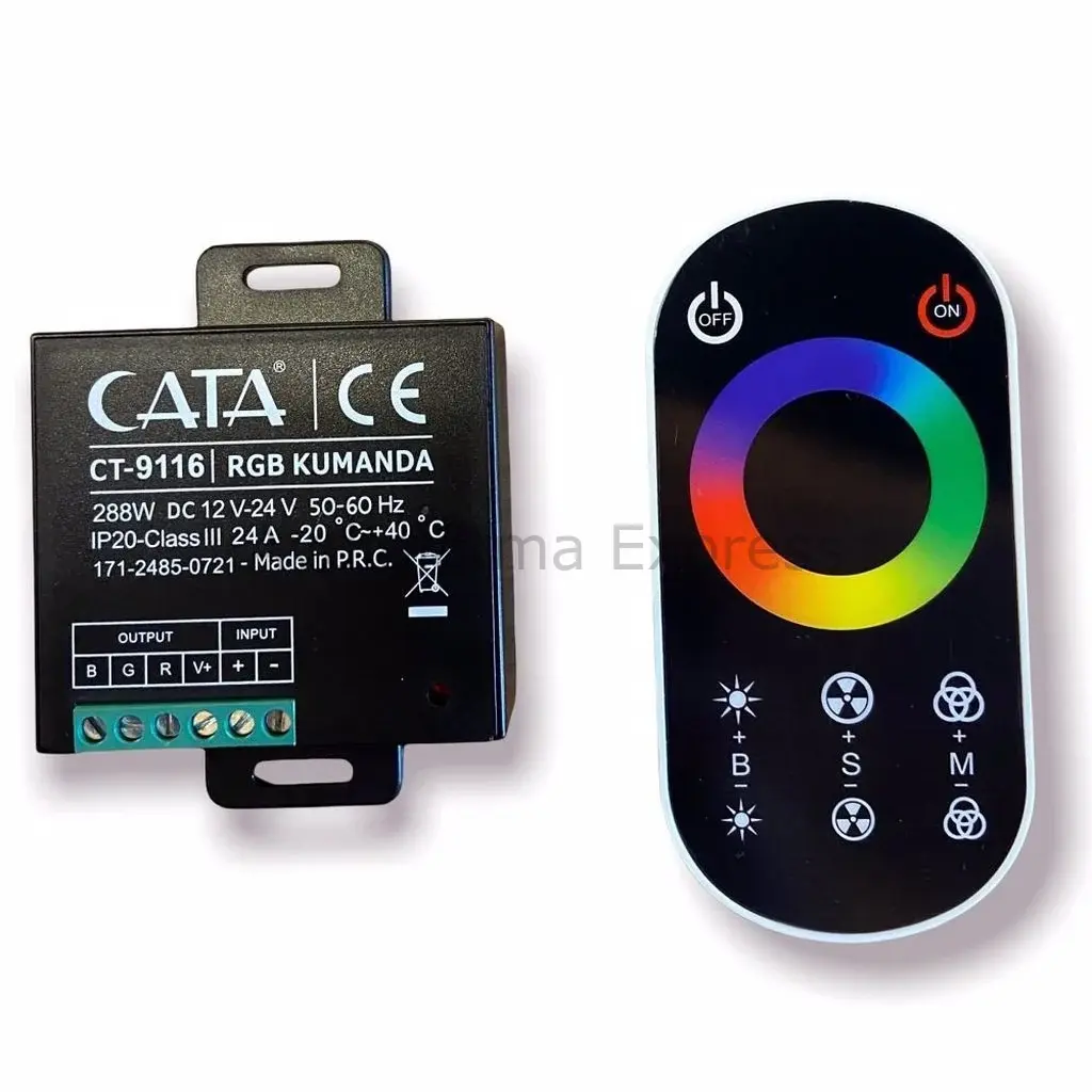 CT-9116 CATA 24 Amper Dokunmatik RGB Kumanda