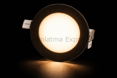 CT-5125 6W Led Slim Panel Siyah Kasa CATA
