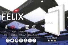 NOAS TSE Belgeli 60x60 Felix Led Panel YL18-6536