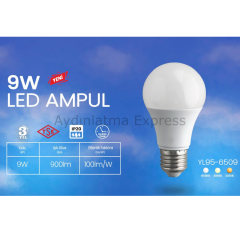 NOAS TSE Belgeli 9W Noas Led Ampul YL95-6509