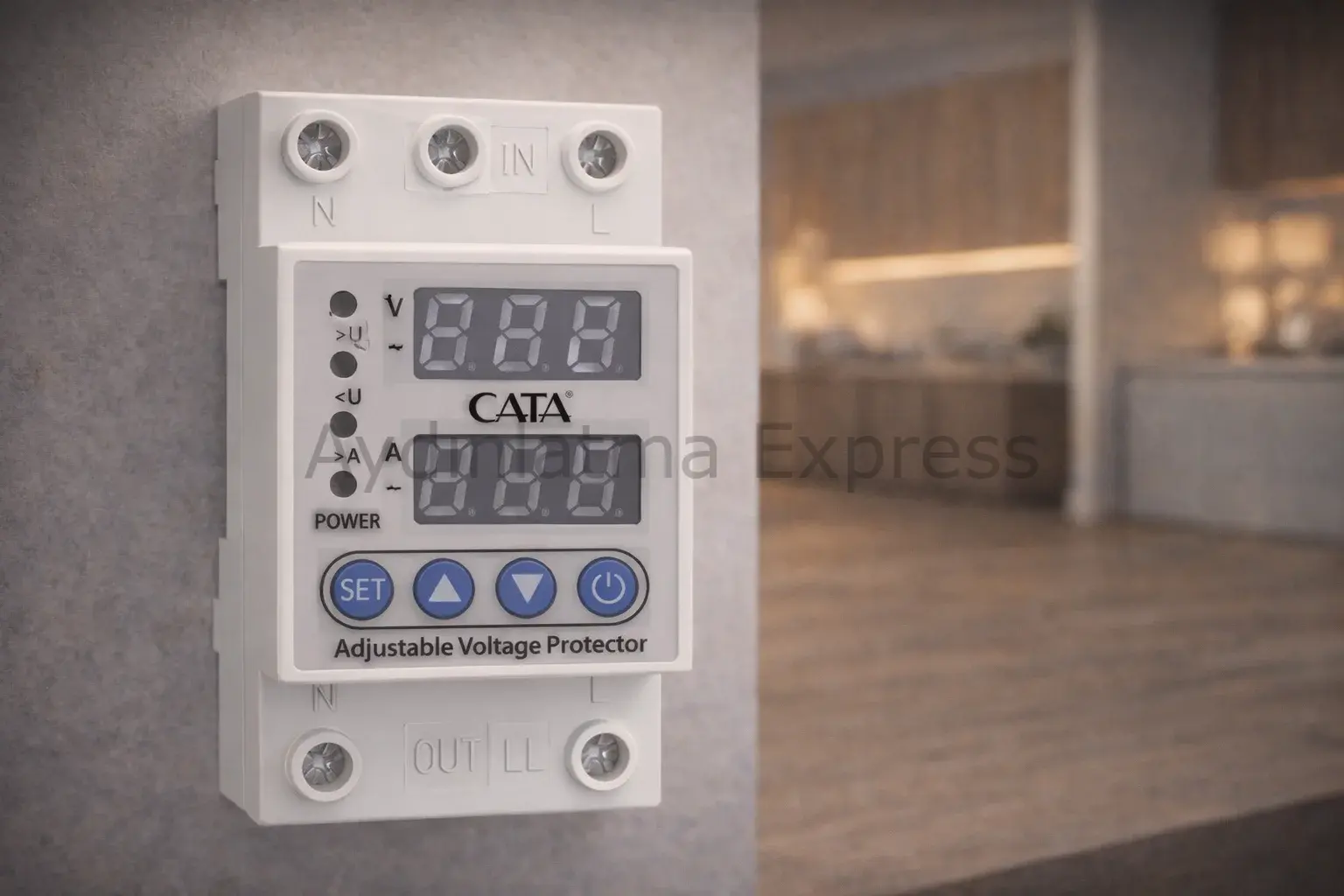 CATA CT-9198 63 Amper Akıllı Voltaj Akım Koruyucu Monofaze