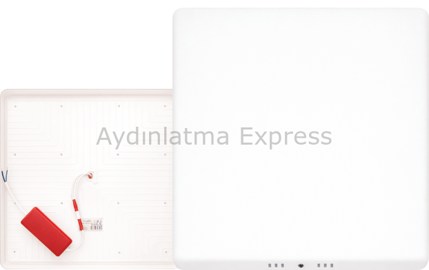 Helios HS1070 36W Kare Sıva Üstü Metal Kasa Led Panel