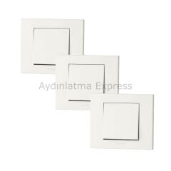 Ovivo Tekli Anahtar Mekanizma+Tuş/Kapak