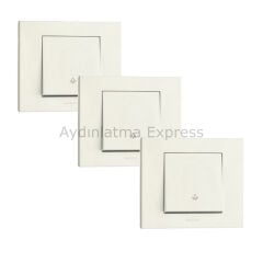 Ovivo Light Anahtarı Mekanizma+Tuş/Kapak
