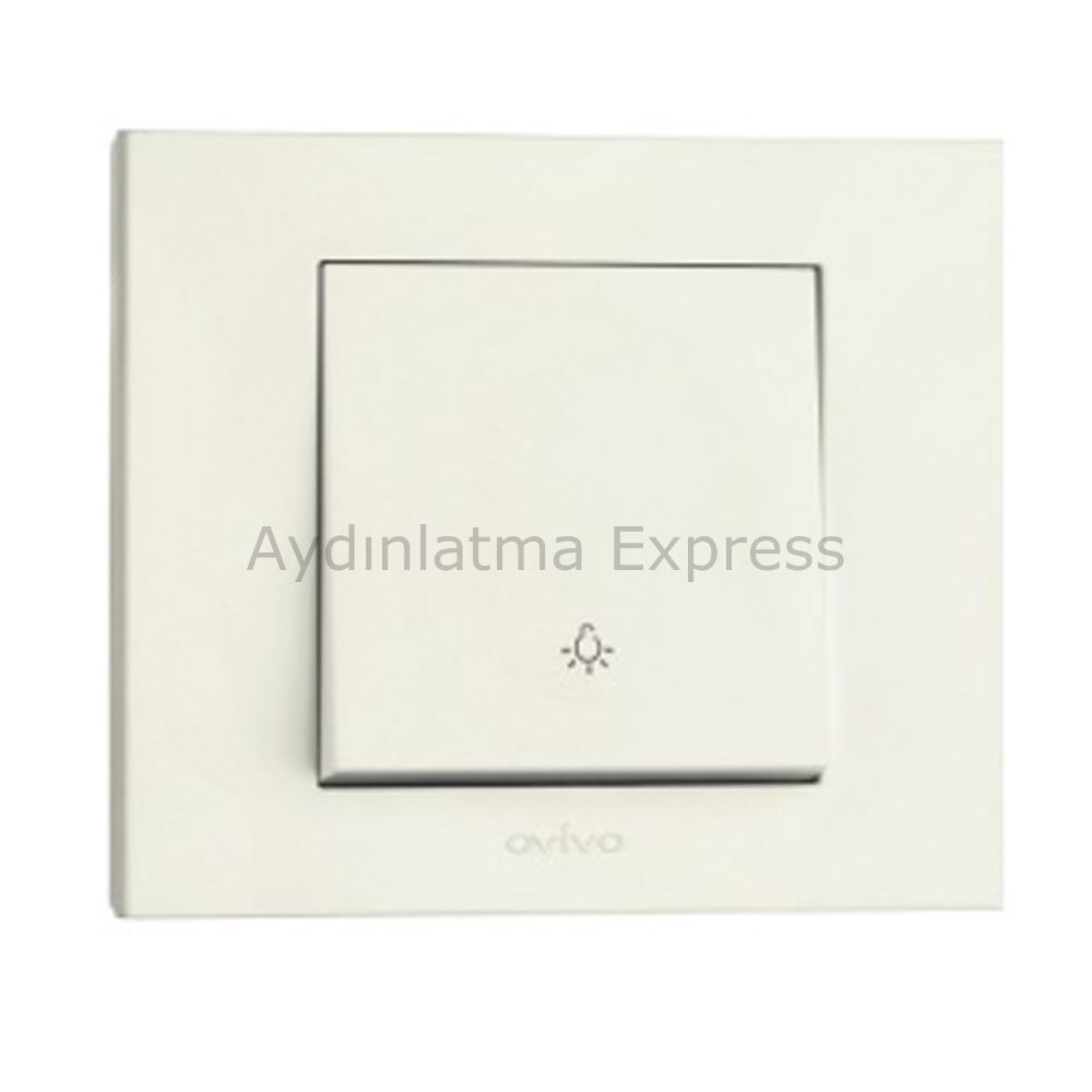 Ovivo Light Anahtarı Mekanizma+Tuş/Kapak