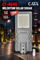 CT-4646 CATA 1500W Milenyum Solar Sokak Armatürü