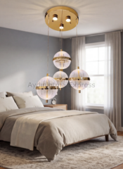 VİRAL LED 45W Havana Gold Avize CCT 3 Renk