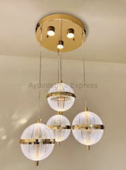 VİRAL LED 45W Havana Gold Avize CCT 3 Renk