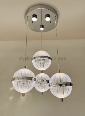 VİRAL LED 45W Havana Krom Avize CCT 3 Renk
