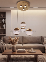 VİRAL LED 45W Milas Gold Avize CCT 3 Renk