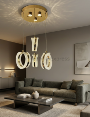 VİRAL LED 50W Side Gold Avize CCT 3 Renk