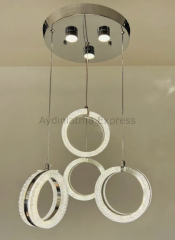 VİRAL LED 50W Side Krom Avize CCT 3 Renk